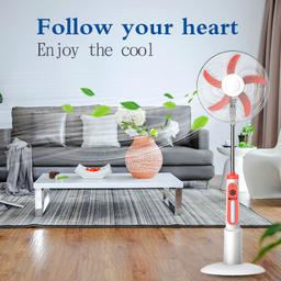 5 Blade Solar Powered Vertical Fan with Remote Control EP-8816 — product image 3 of 5, Marshan Store