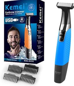 ماكينة تهذيب الوجه والجسم المقاومة للماء كيمي KM-1910 — product image 1 of 4, Marshan Store