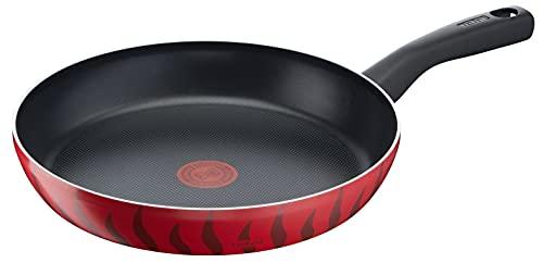 مقلاة تيفال (Tefal) | طراز G6 Tempo Flame، مقاس 28 سم | سطح غير لاصق مع تقنية Thermo-Spot | اللون: أحمر | مصنوعة من الألمنيوم | ضمان لمدة سنتين | C3040683 — product image 2 of 6, Marshan Store