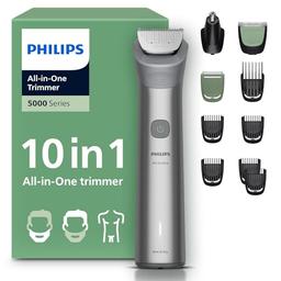 Philips ماكينة تشذيب الكل في واحد من سلسلة 5000، MG5922/15، مجموعة عناية للرجال 10 في 1، للوجه والشعر والجسم، بتقنية BeardSense، تشغيل حتى 120 دقيقة، مقاومة للماء — product image 2 of 6, Marshan Store