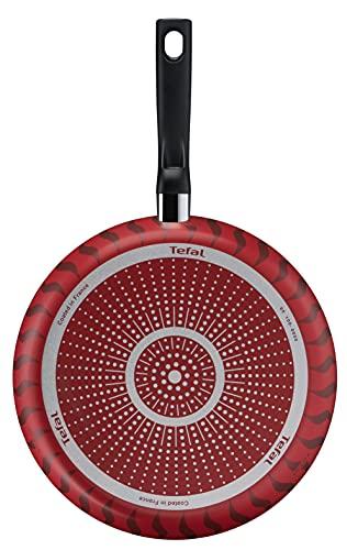مقلاة تيفال (Tefal) | طراز G6 Tempo Flame، مقاس 28 سم | سطح غير لاصق مع تقنية Thermo-Spot | اللون: أحمر | مصنوعة من الألمنيوم | ضمان لمدة سنتين | C3040683 — product image 4 of 6, Marshan Store