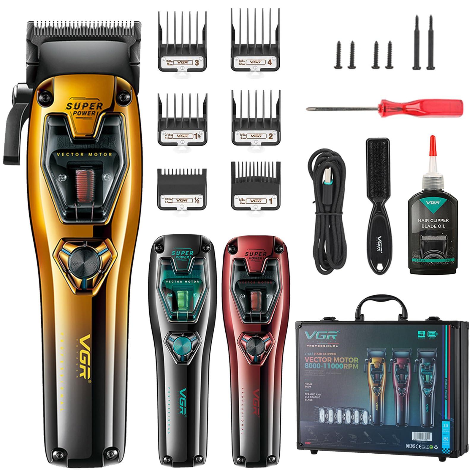 VGR 668 Professional Hair Clippers for Men with 11000 RPM Motor