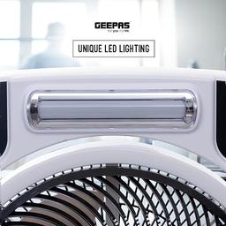 Geepas 12’’ Rechargeable Box Fan – Personal Desk Fan, Gf-989, Assorted Colors — product image 6 of 6, Marshan Store