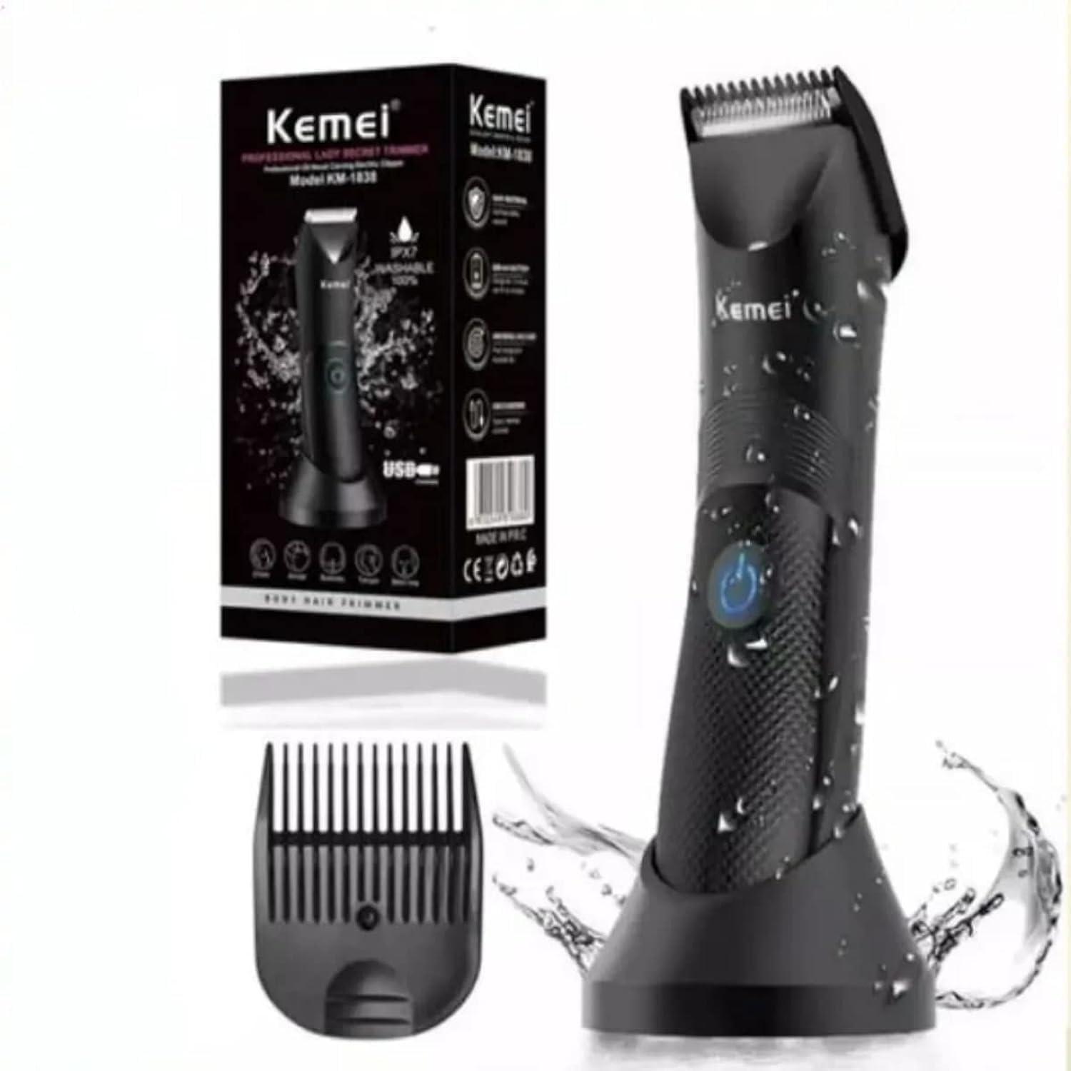 ماكينة تهذيب شعر الجسم المقاومة للماء كيمي KM-1838 — product image 1 of 4, Marshan Store