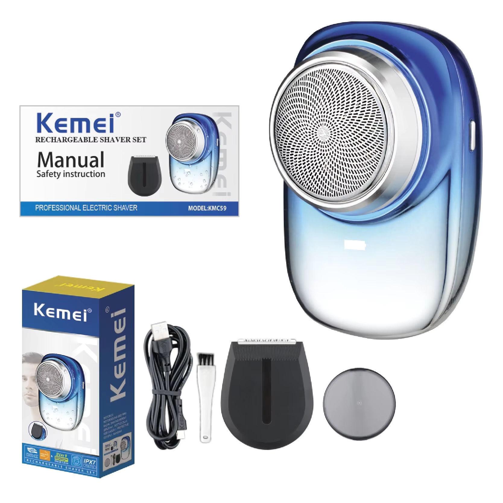 ماكينة حلاقة صغيرة 2 في 1 كيمي KM-C59 قابلة للشحن USB — product image 1 of 4, Marshan Store